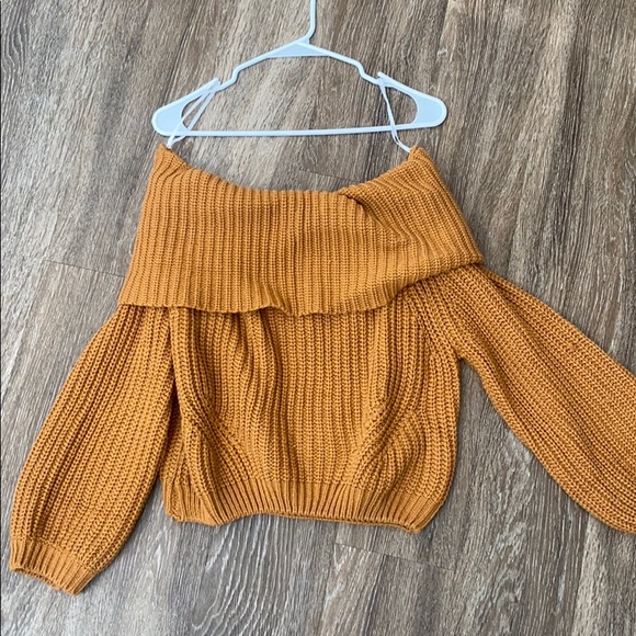 Lulus Sweaters - Off the shoulder sweater